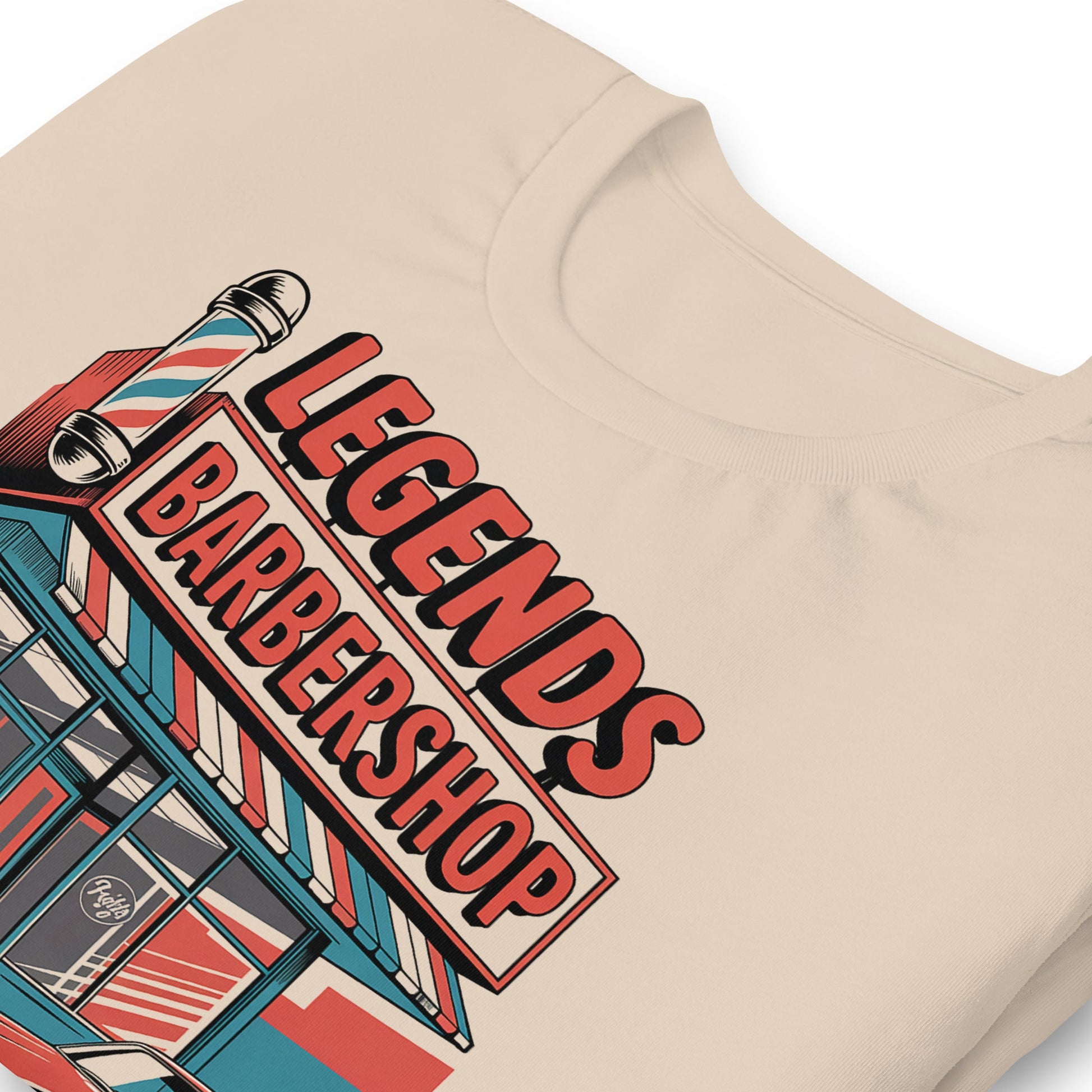 Legends Barbershop T-Shirt - Bold Black Apparel