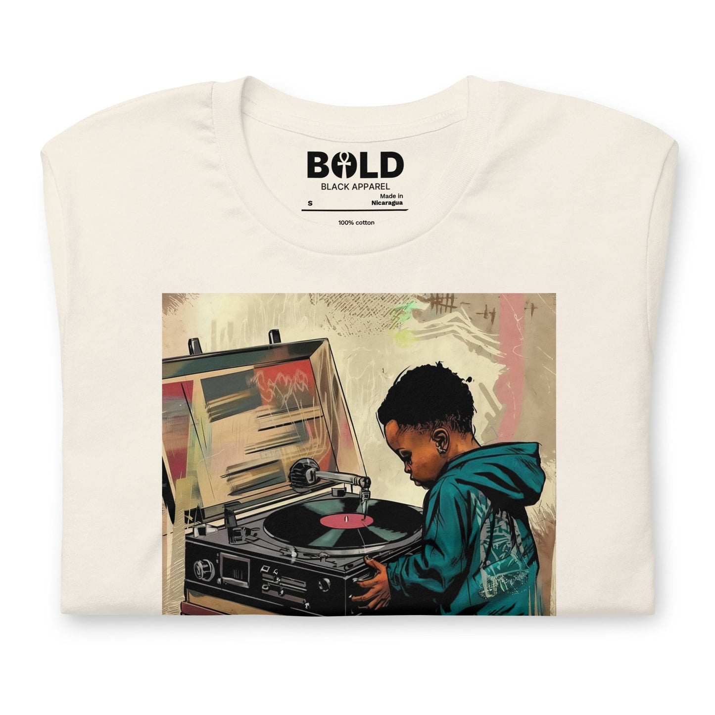 Little Boy Vinyl T-Shirt - Bold Black Apparel