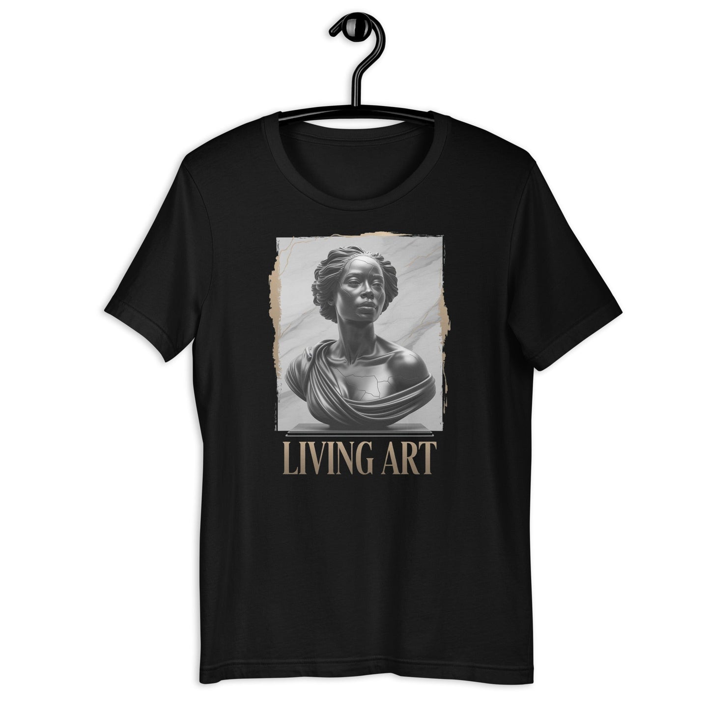Living Art Black Sculpture T-Shirt - Bold Black Apparel