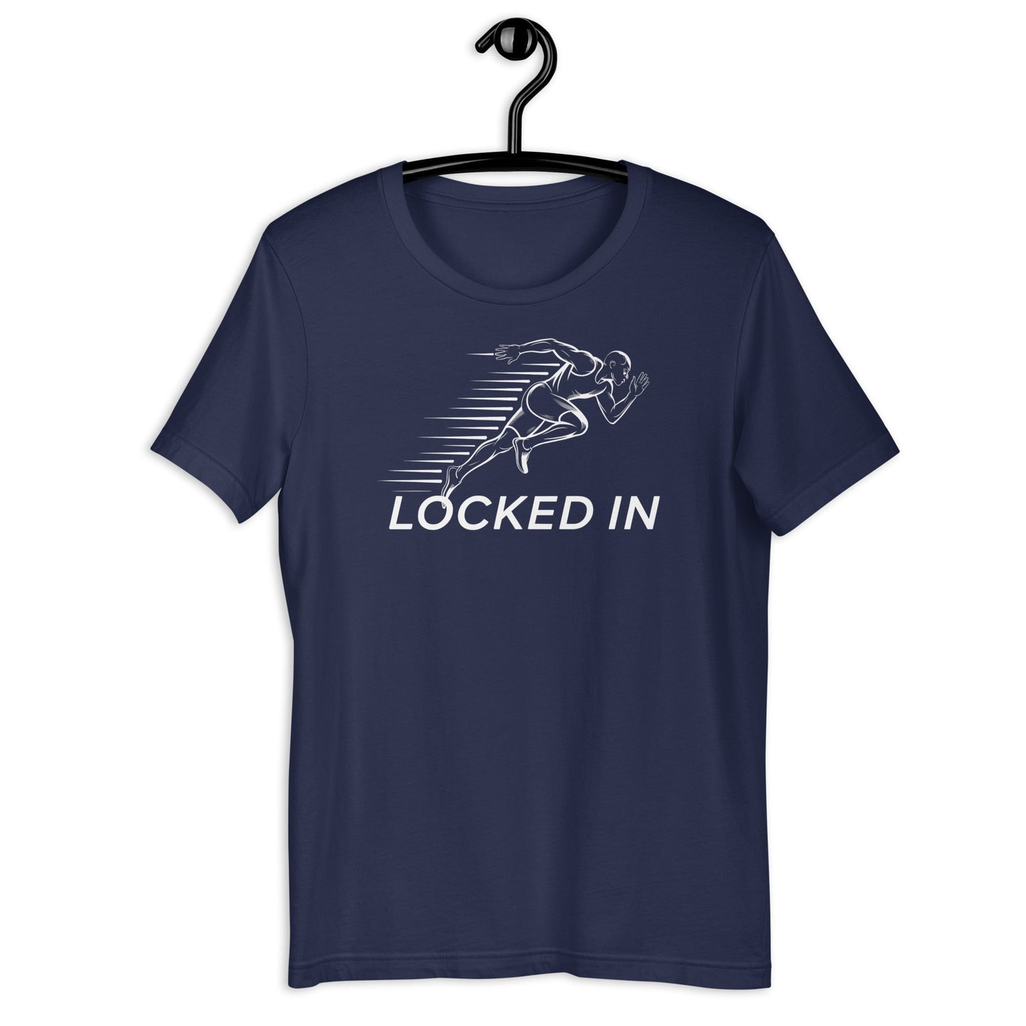Locked In T-Shirt - Bold Black Apparel