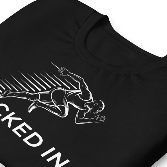 Locked In T-Shirt - Bold Black Apparel