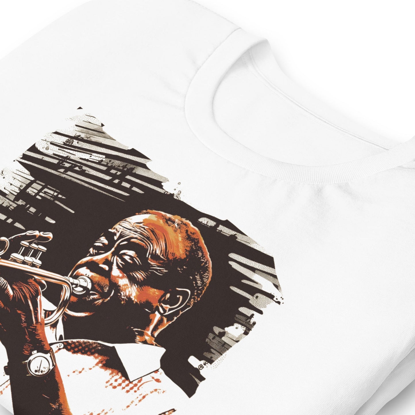 Louis Armstrong T-Shirt - Bold Black Apparel
