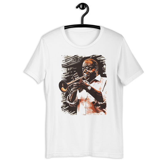 Louis Armstrong T-Shirt - Bold Black Apparel