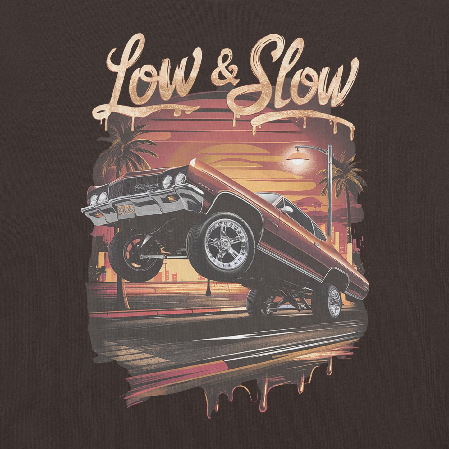 Low & Slow T-Shirt - Bold Black Apparel