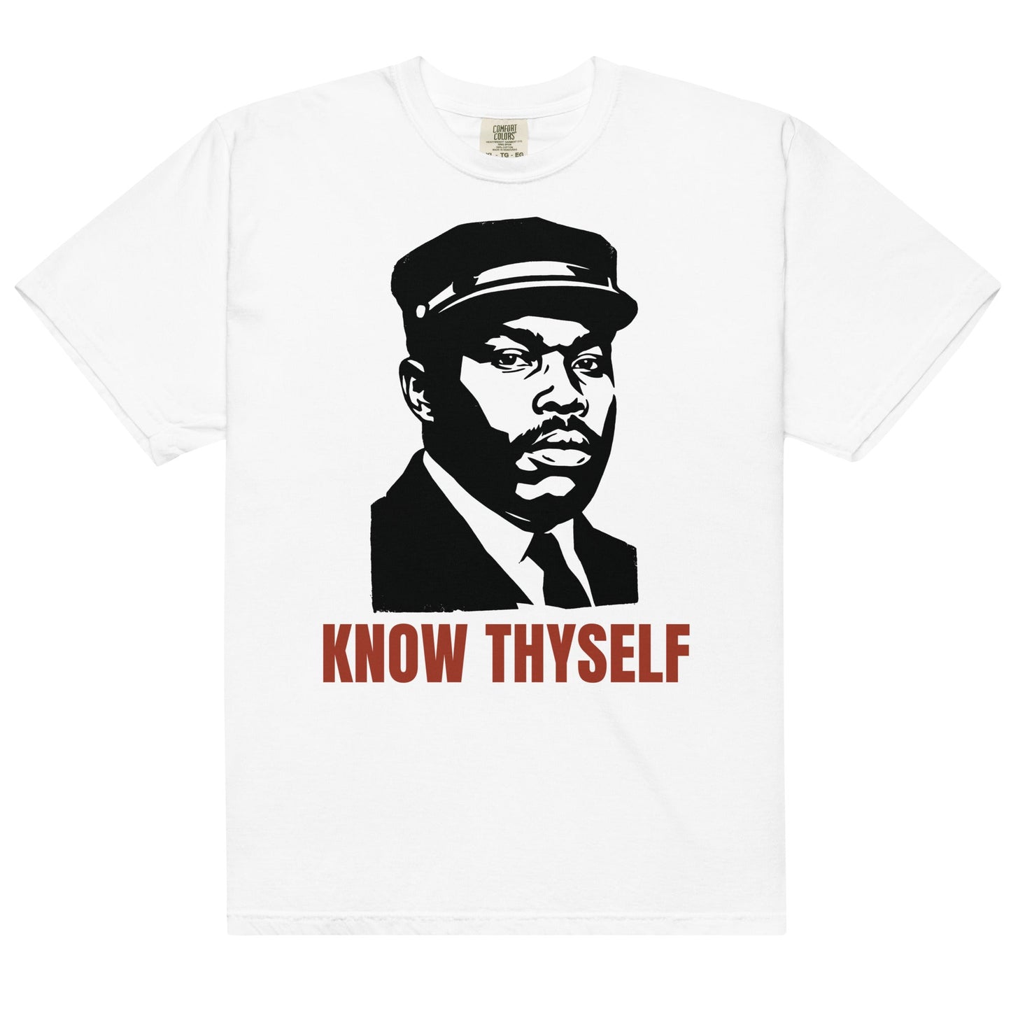 Marcus Garvey Know Thyself T-Shirt - Bold Black Apparel