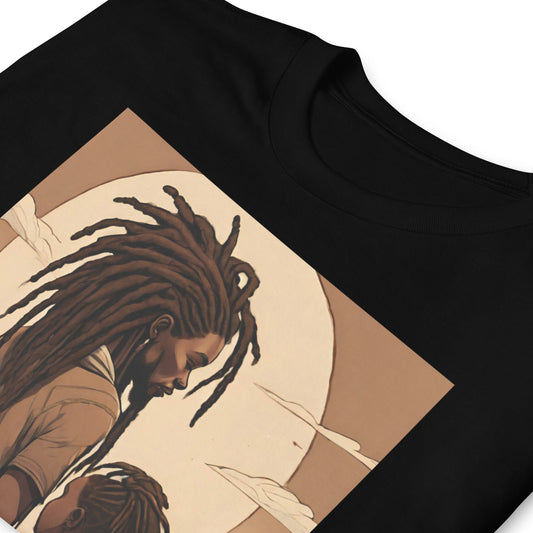 Meaning of Life Black Dad T-Shirt - Bold Black Apparel