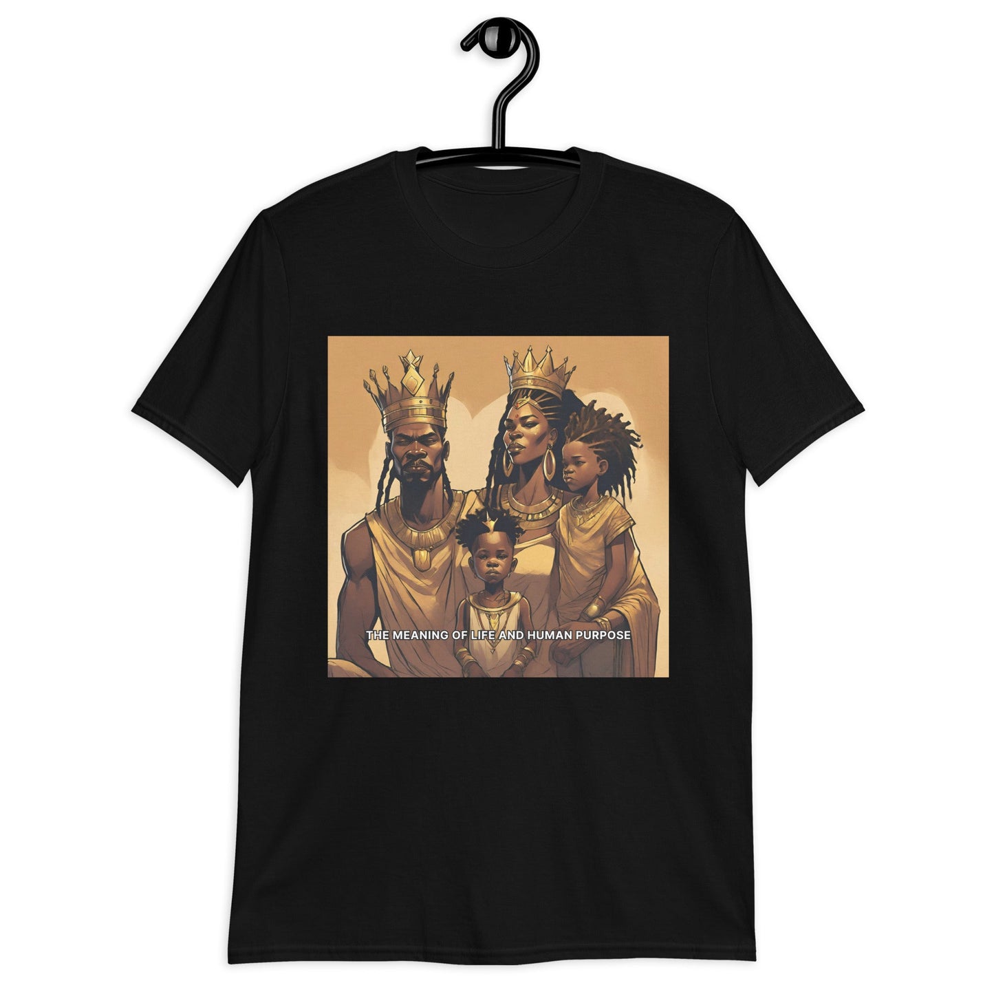 Meaning of Life Black Royal Family T-Shirt - Bold Black Apparel