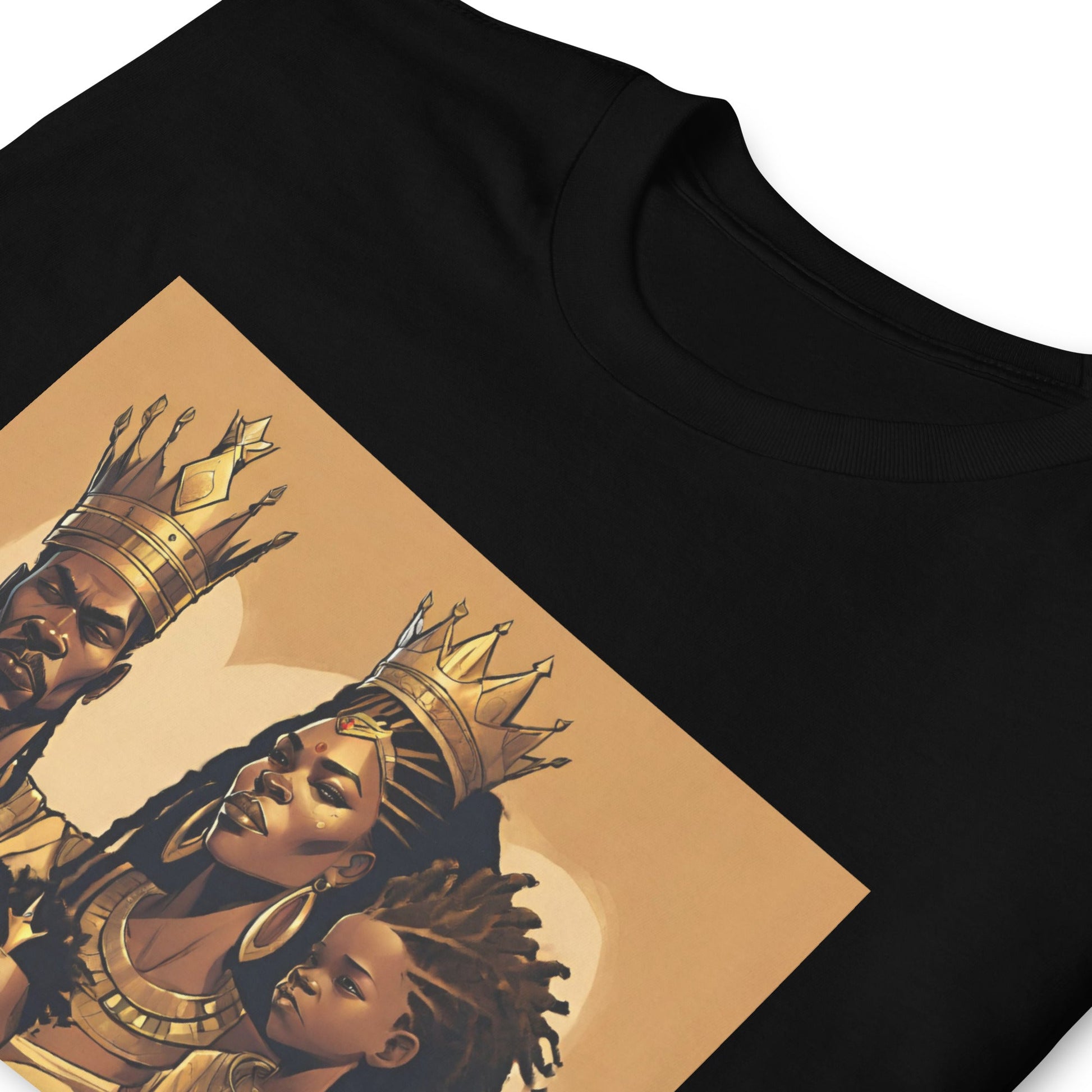Meaning of Life Black Royal Family T-Shirt - Bold Black Apparel