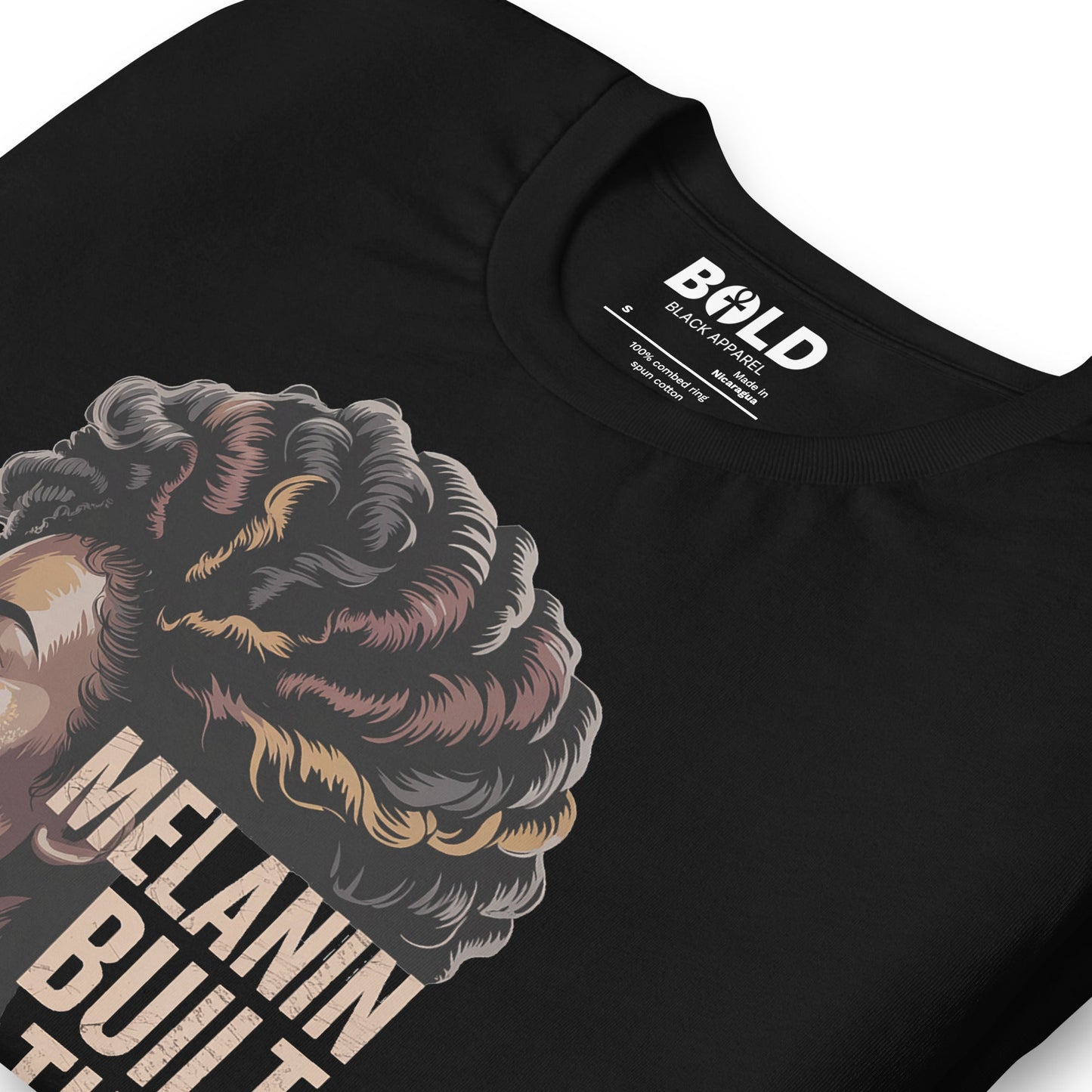 Melanin Built This T-Shirt - Bold Black Apparel