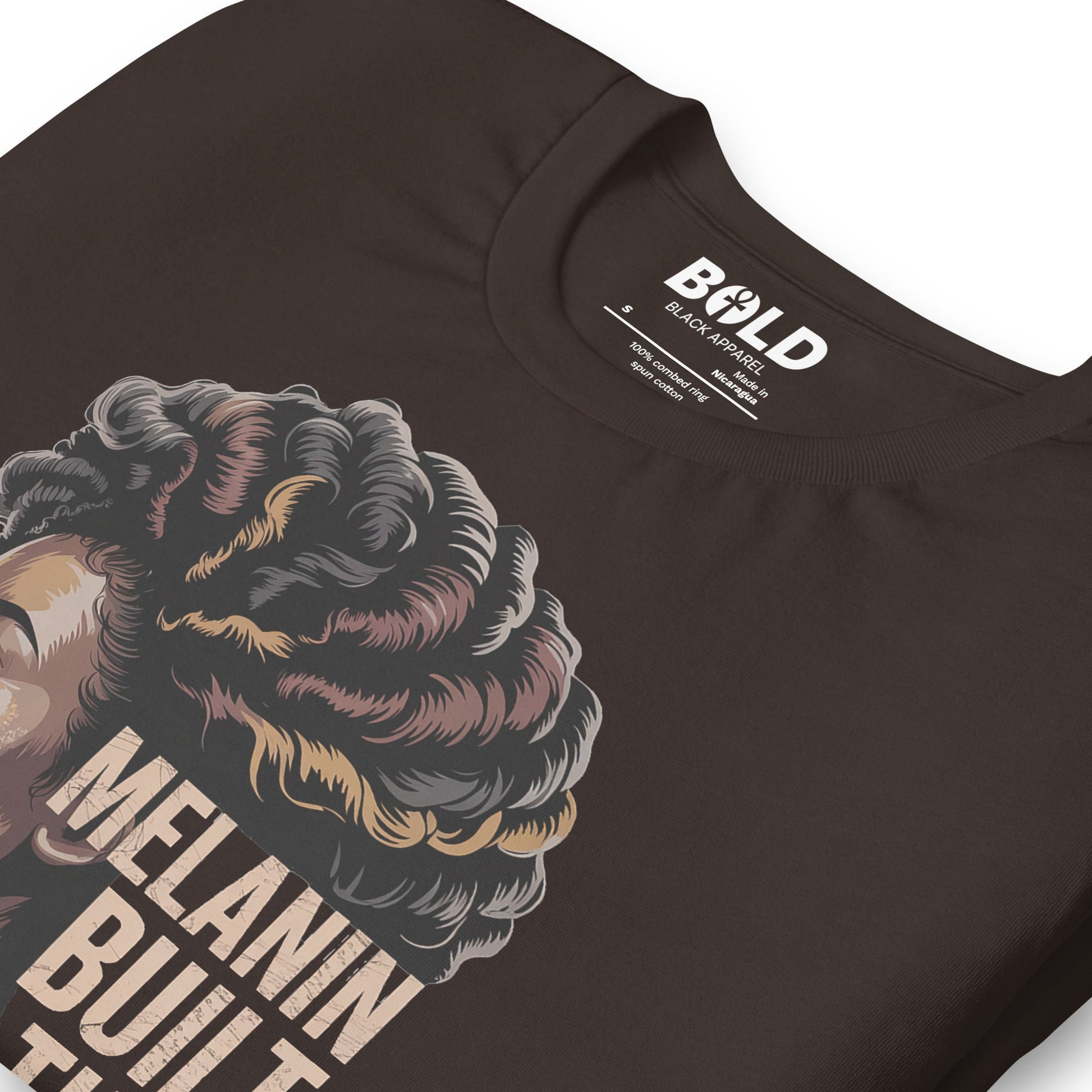 Melanin Built This T-Shirt - Bold Black Apparel