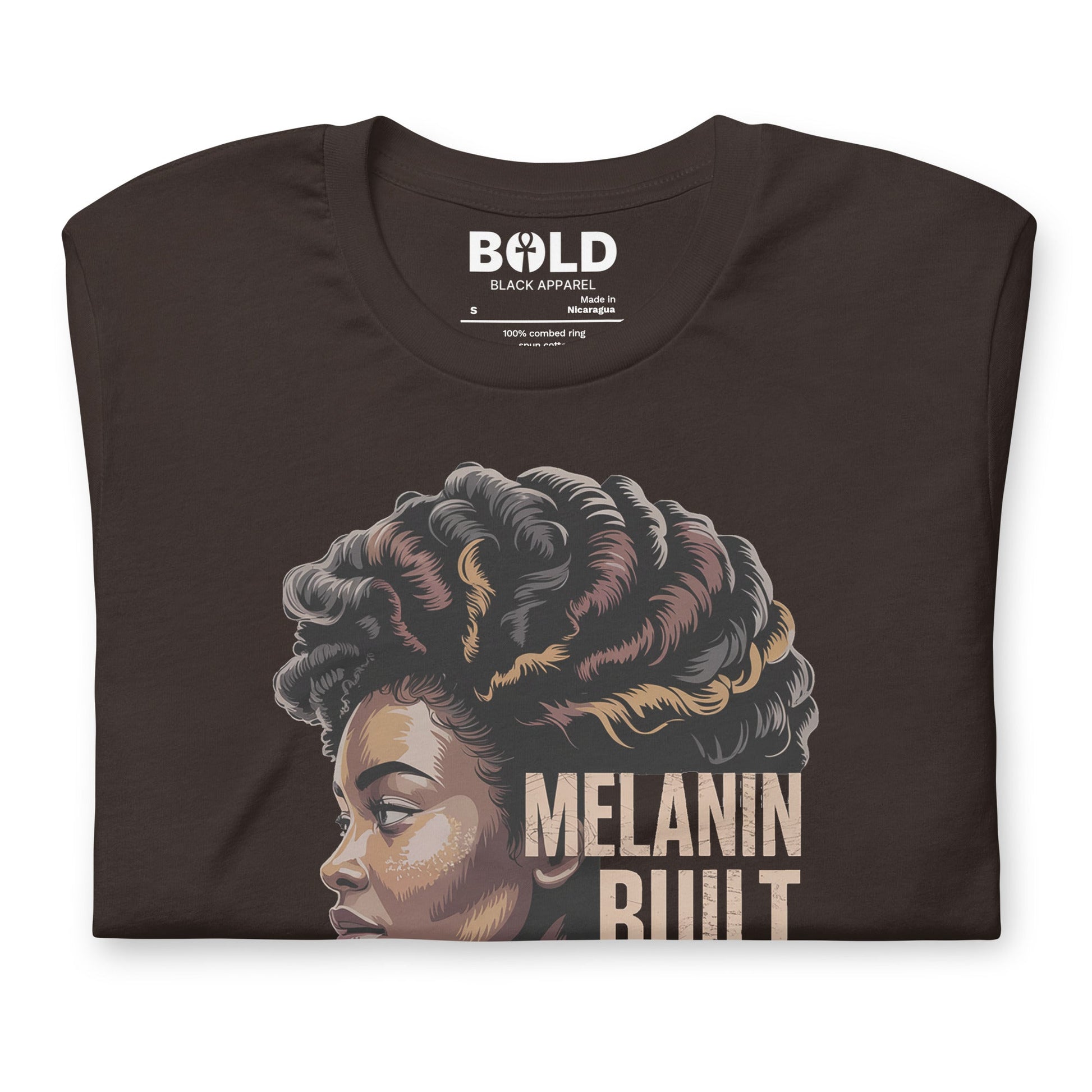 Melanin Built This T-Shirt - Bold Black Apparel