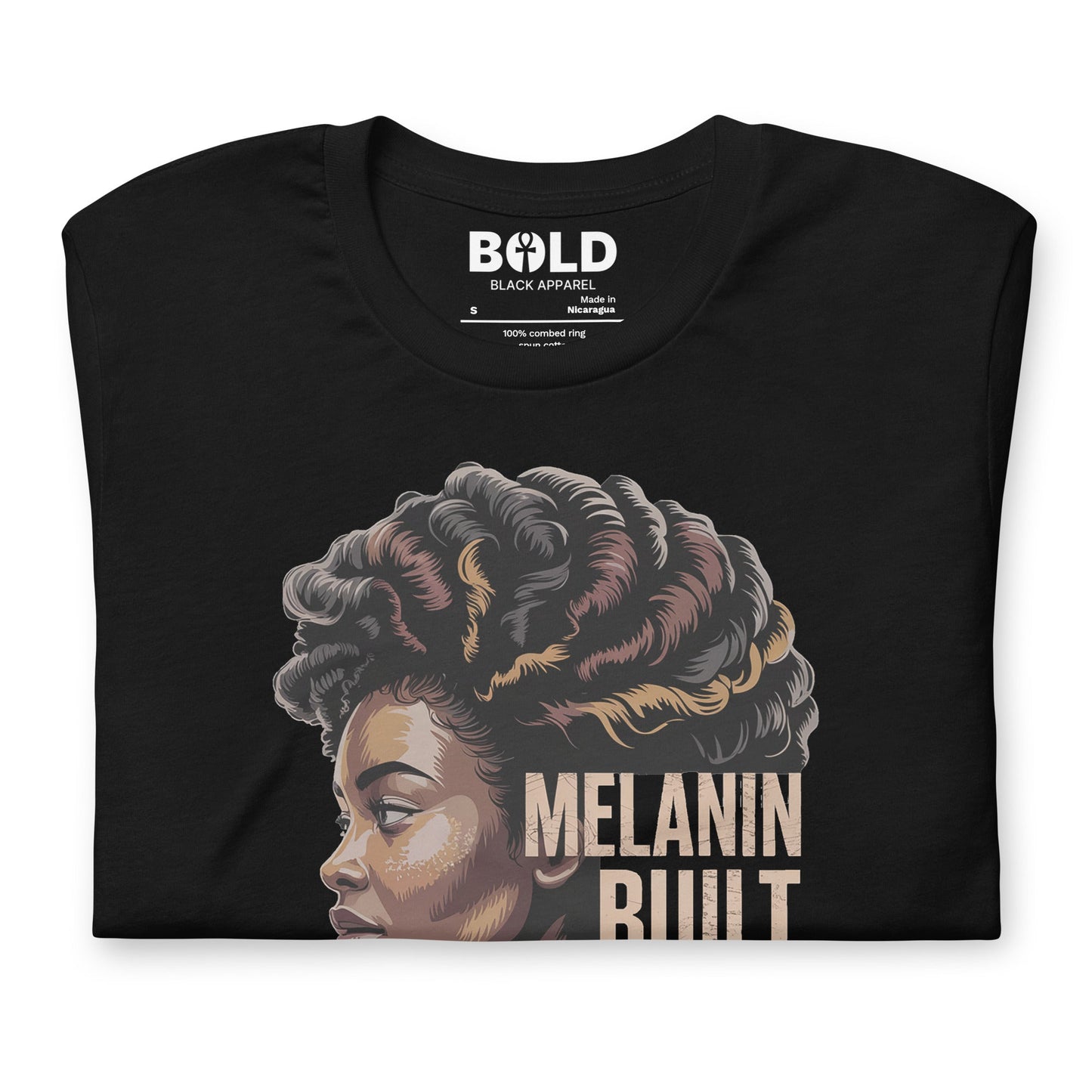 Melanin Built This T-Shirt - Bold Black Apparel