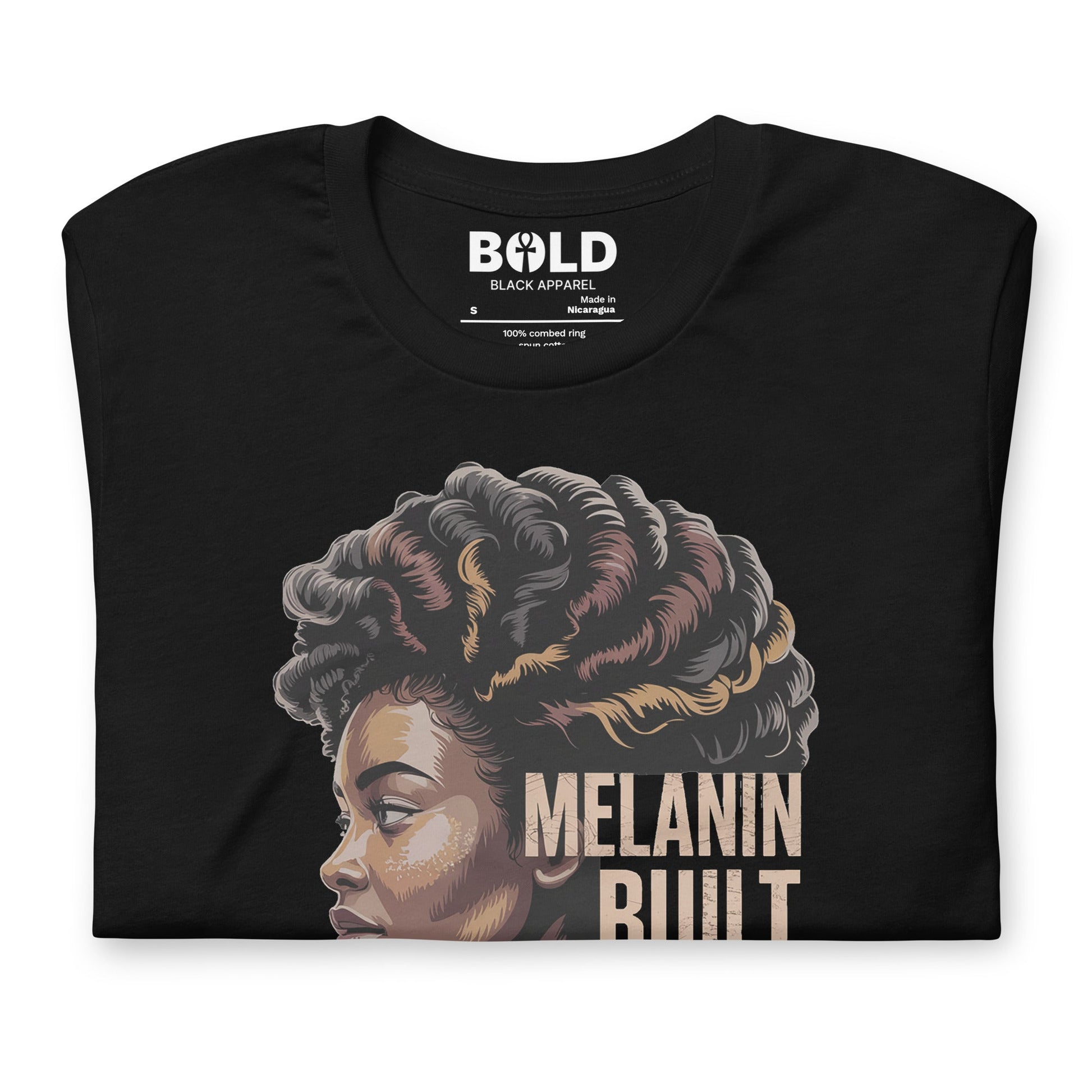 Melanin Built This T-Shirt - Bold Black Apparel