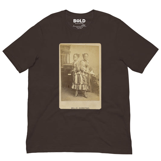 Millie and Christine McCoy T-Shirt - Bold Black Apparel
