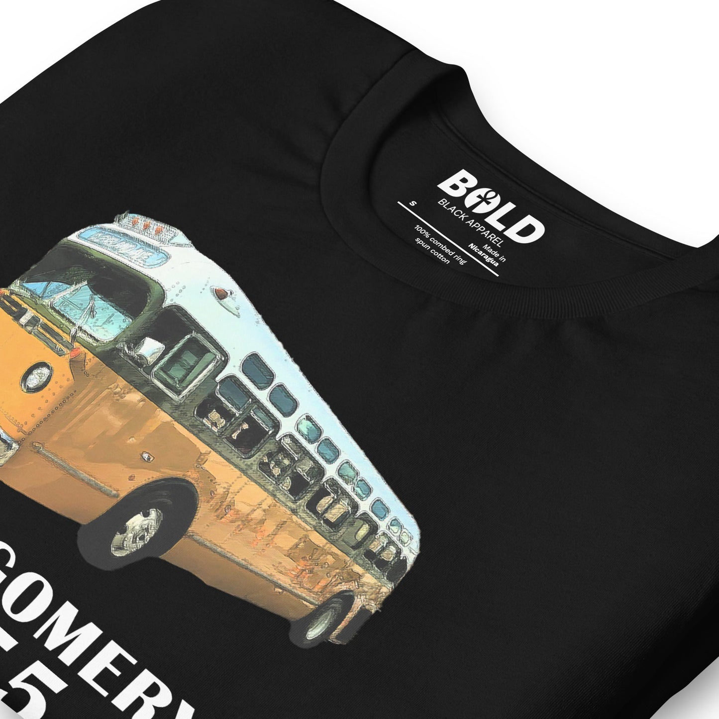 Montgomery 1955 T-Shirt - Bold Black Apparel