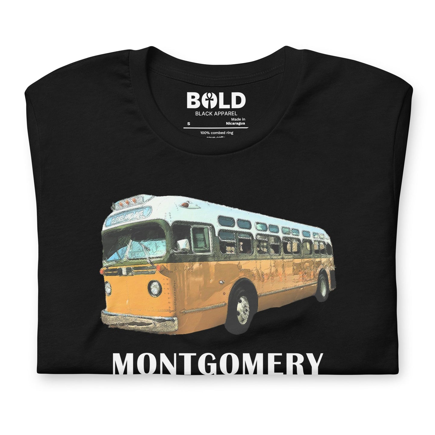 Montgomery 1955 T-Shirt - Bold Black Apparel