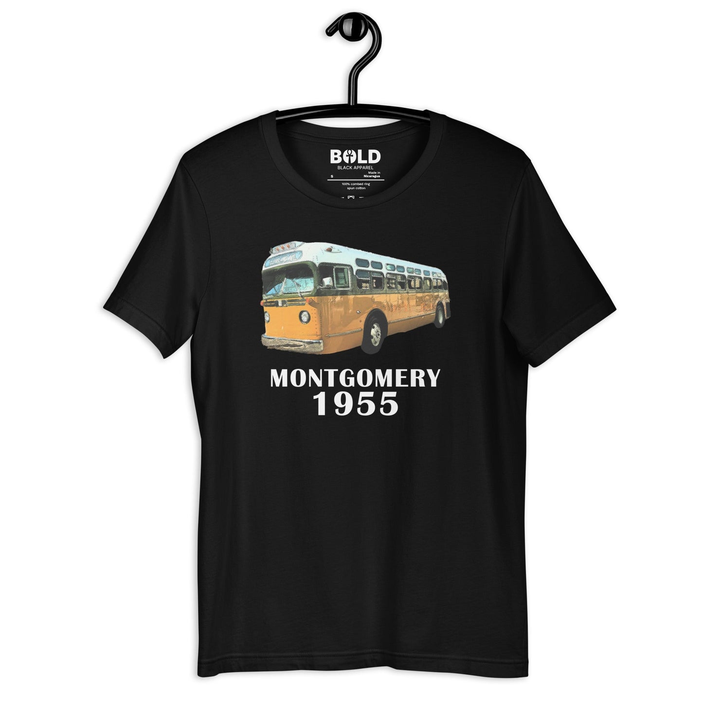 Montgomery 1955 T-Shirt - Bold Black Apparel