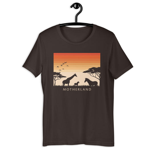 Motherland T-Shirt - Bold Black Apparel