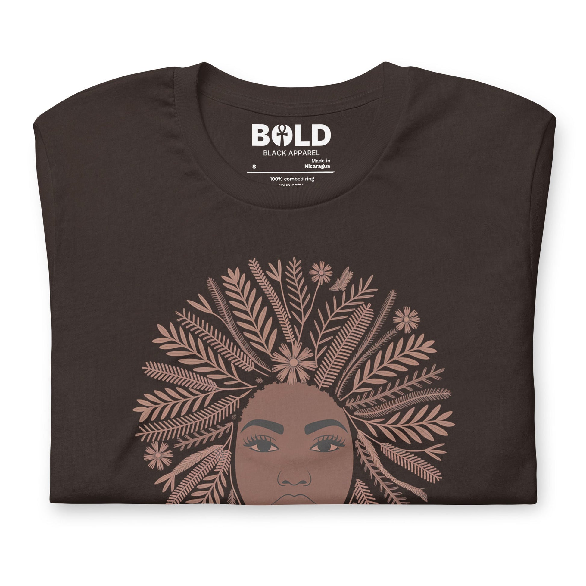 Naturally Melanated T-Shirt - Bold Black Apparel