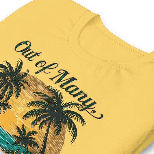 Out of Many, One People Jamaica T-Shirt - Bold Black Apparel