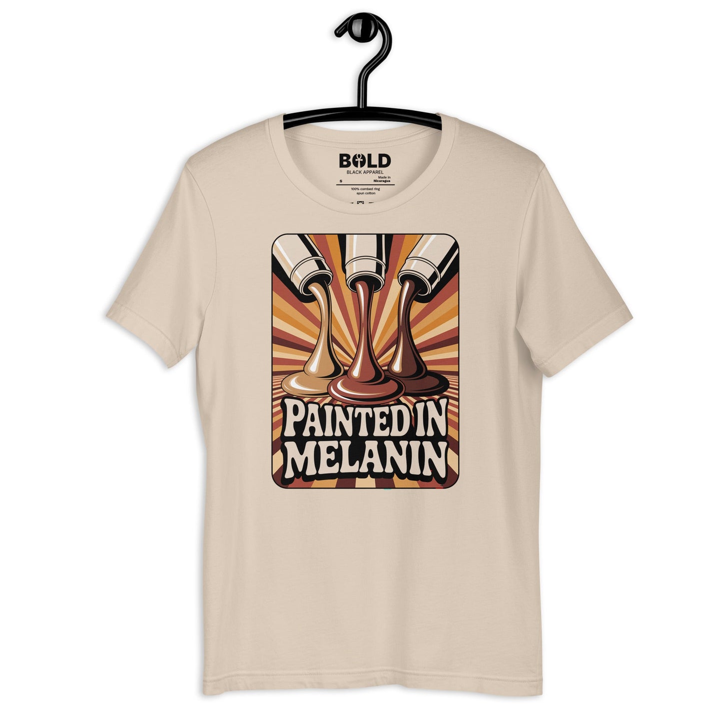 Painted in Melanin T-Shirt - Bold Black Apparel