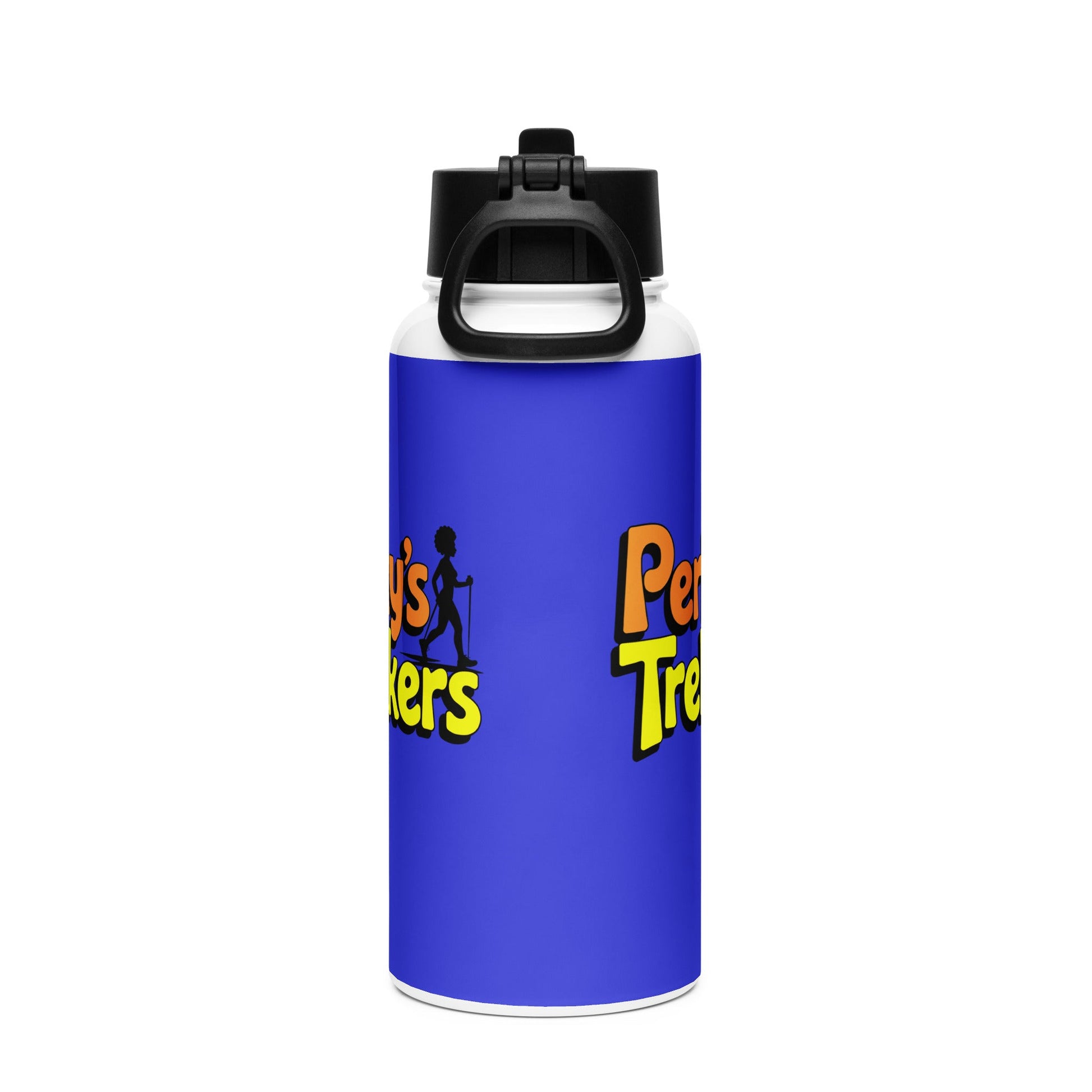 Perky's Trekkers Stainless Steel Water Bottle - Bold Black Apparel