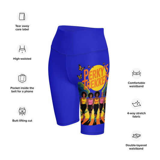 Perky's Trekkers Trail Biker Shorts - Bold Black Apparel