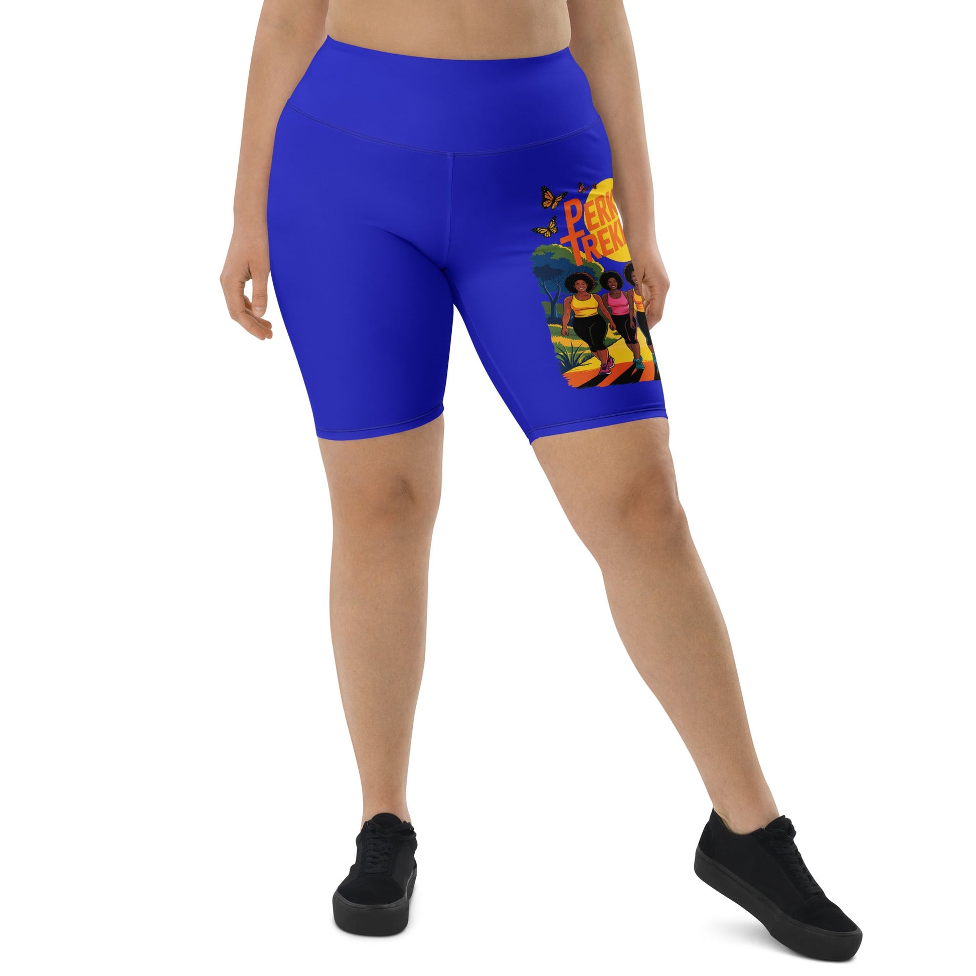 Perky's Trekkers Trail Biker Shorts - Bold Black Apparel