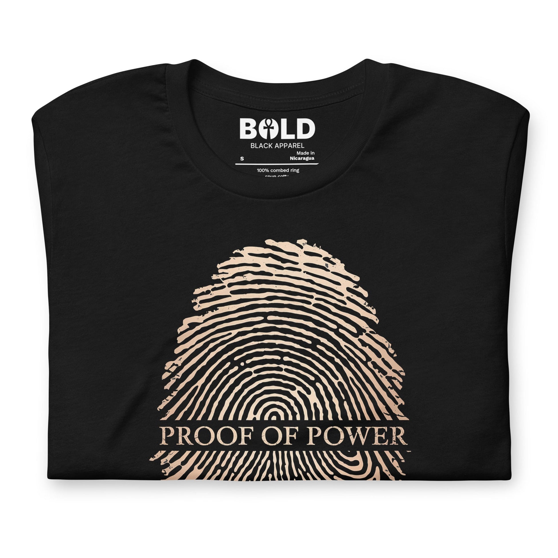 Proof of Power Melanin T-Shirt - Bold Black Apparel