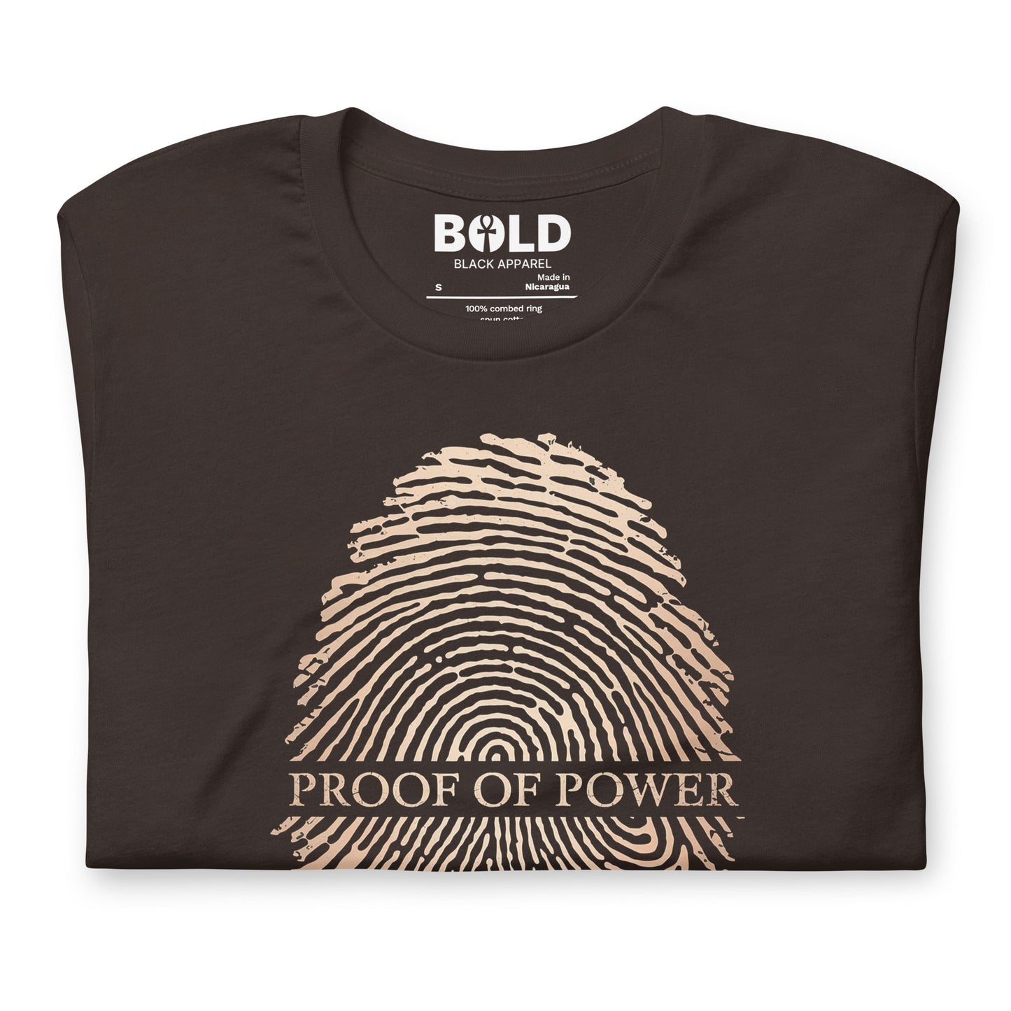 Proof of Power Melanin T-Shirt - Bold Black Apparel