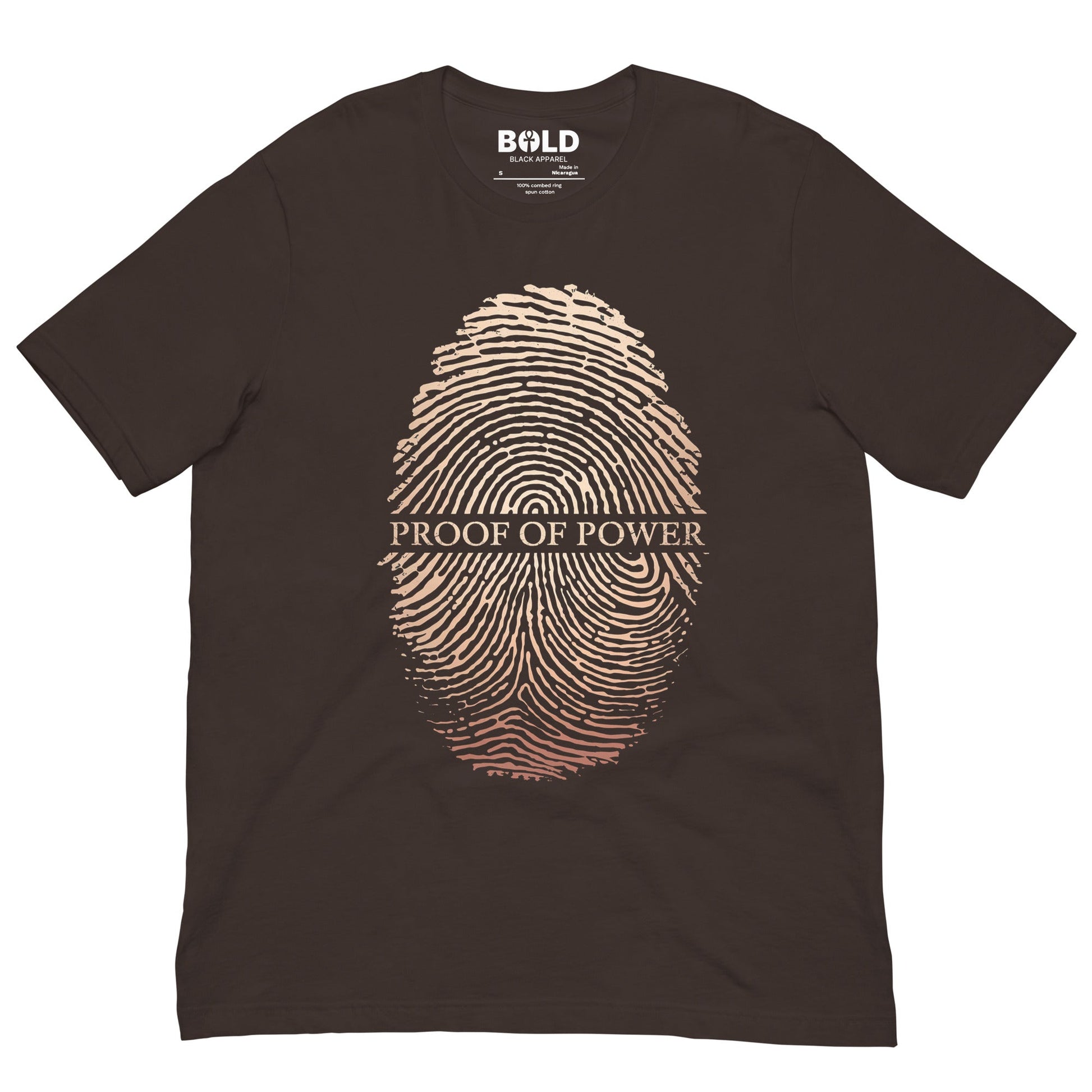 Proof of Power Melanin T-Shirt - Bold Black Apparel