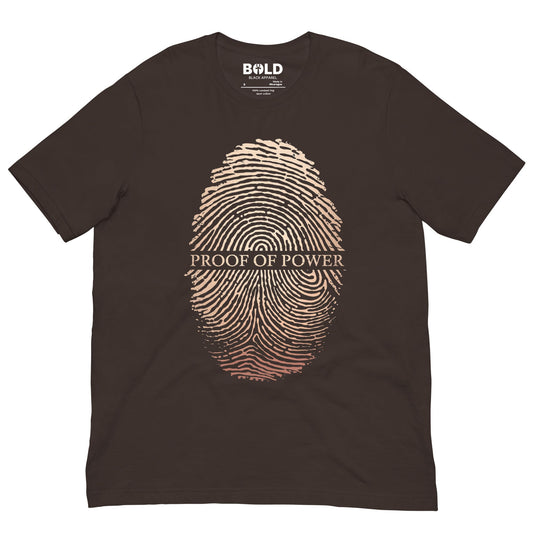 Proof of Power Melanin T-Shirt - Bold Black Apparel