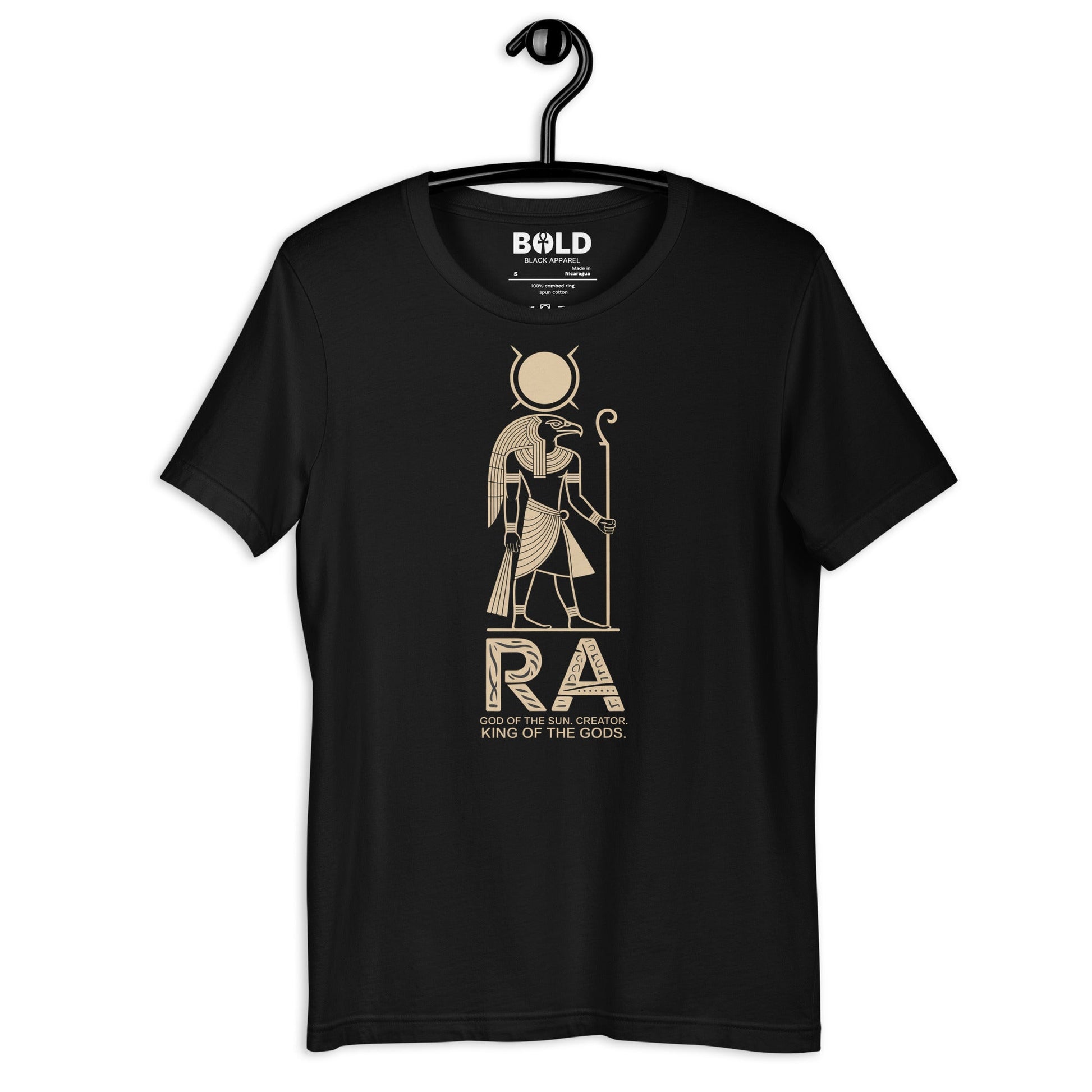 Ra God of the Sun T-Shirt - Bold Black Apparel