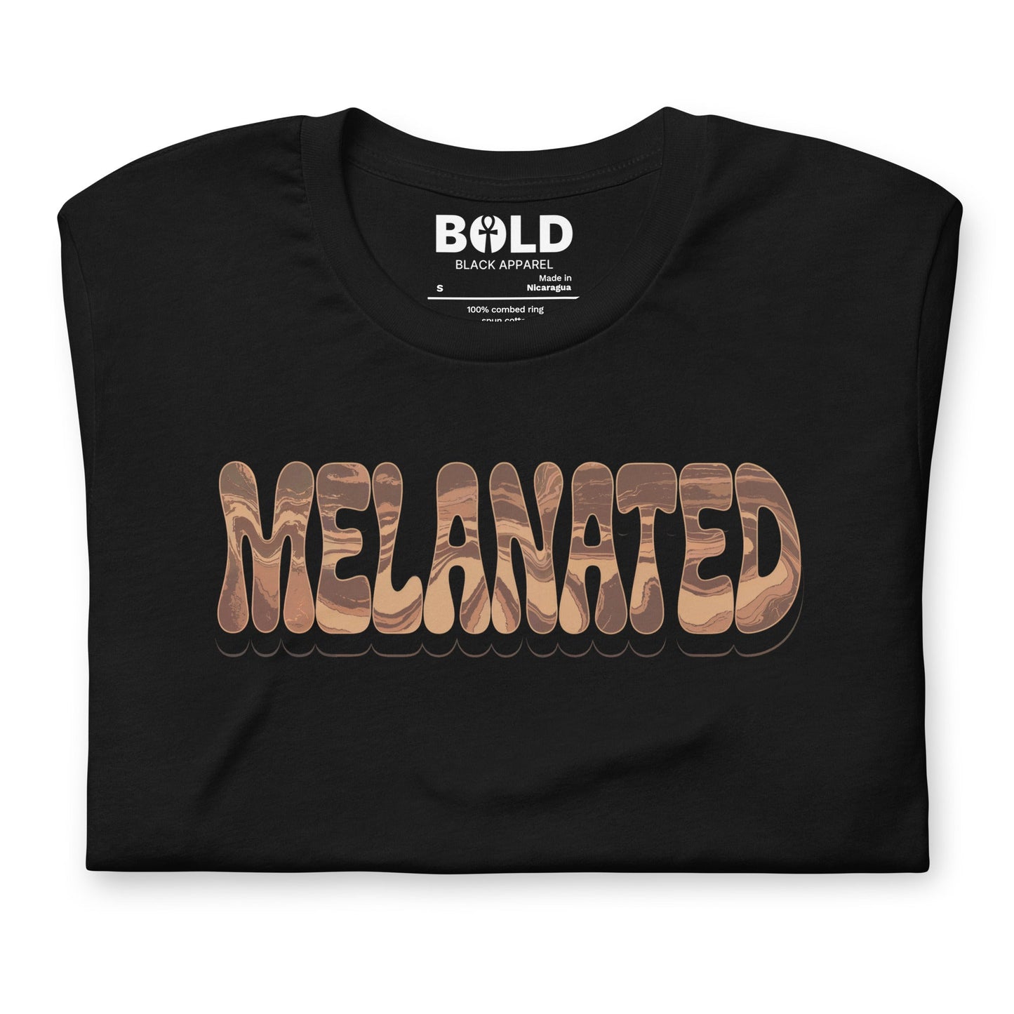 Retro Melanated T-Shirt - Bold Black Apparel