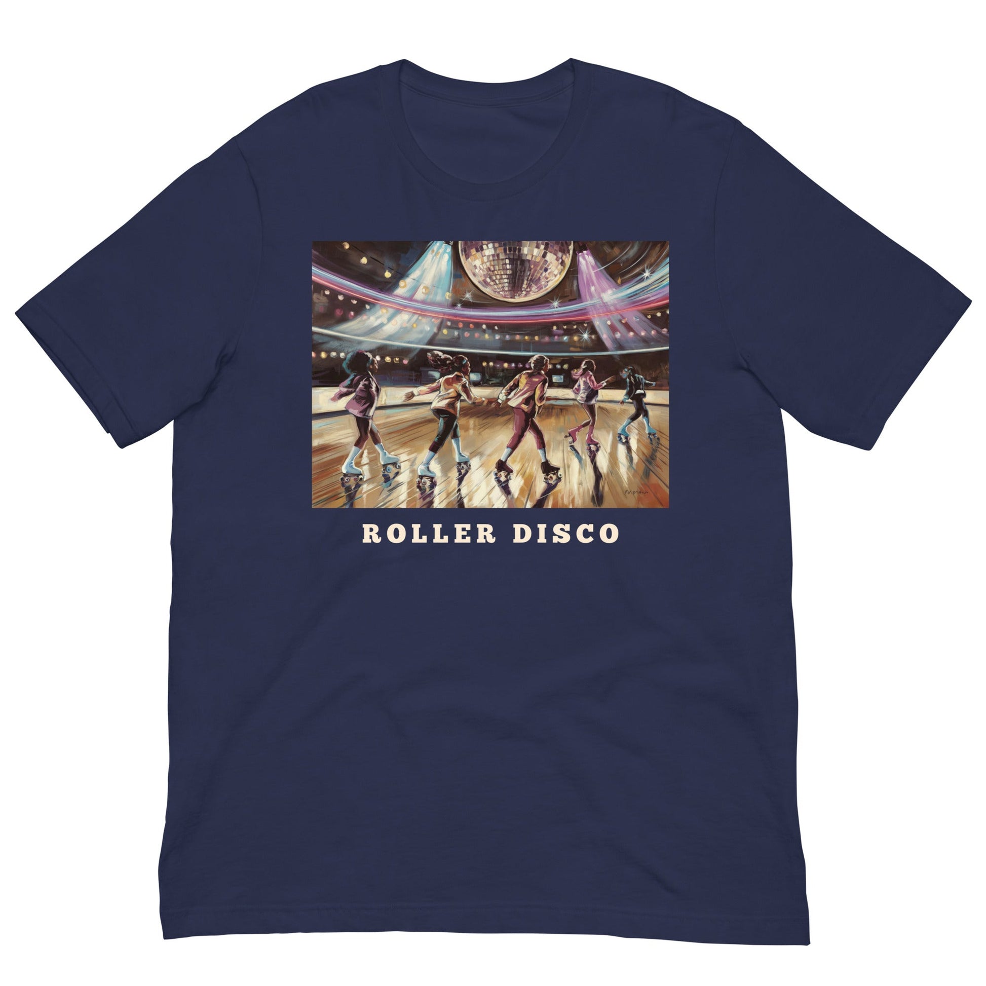 Roller Disco T-Shirt - Bold Black Apparel