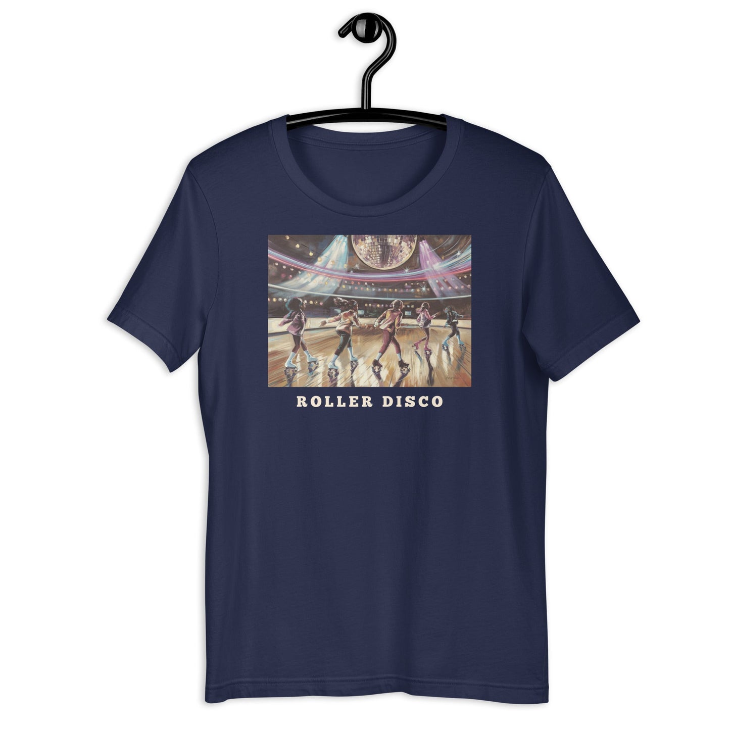 Roller Disco T-Shirt - Bold Black Apparel