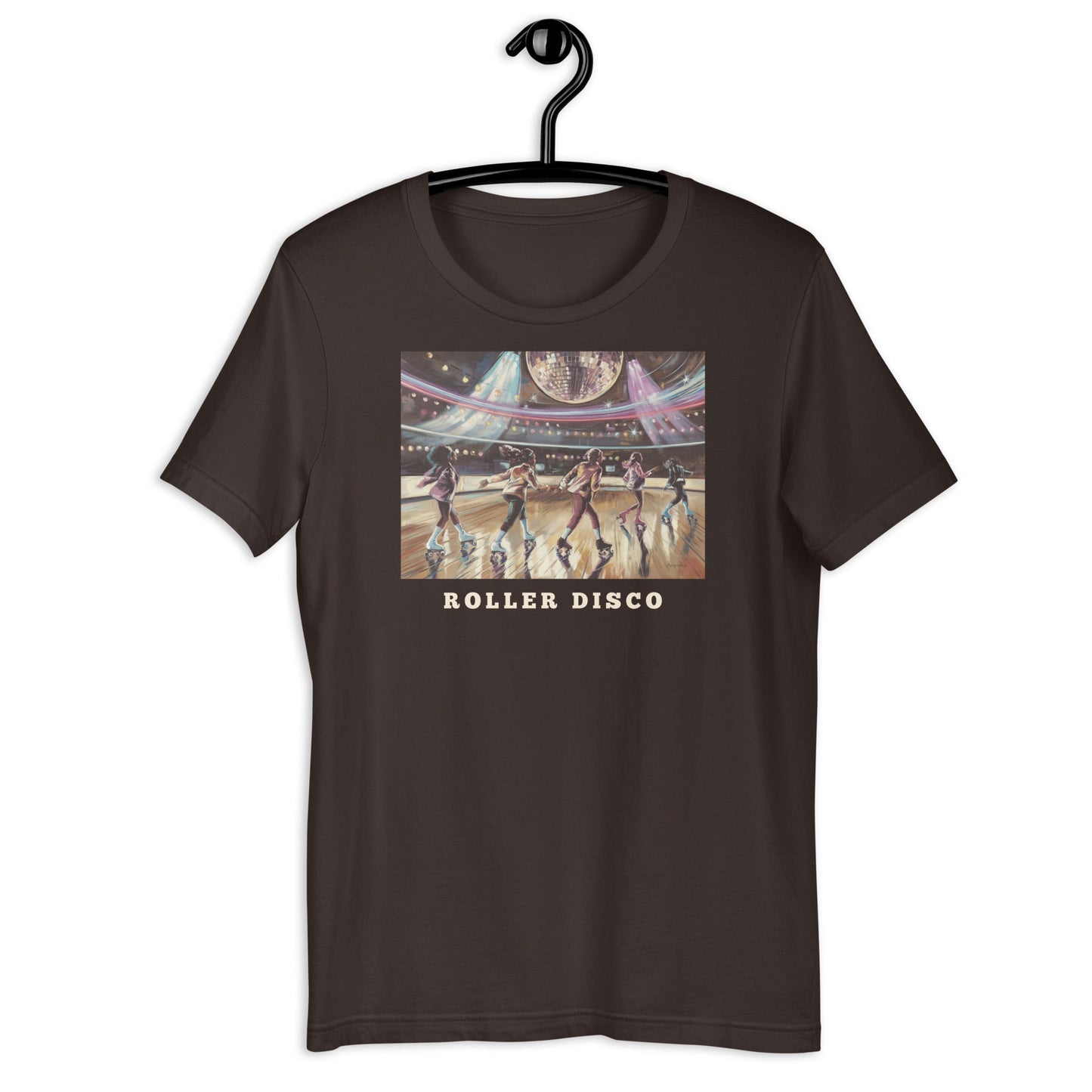 Roller Disco T-Shirt - Bold Black Apparel
