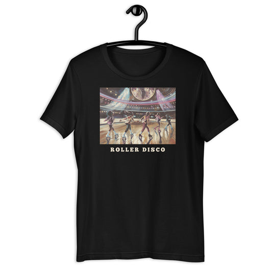 Roller Disco T-Shirt - Bold Black Apparel