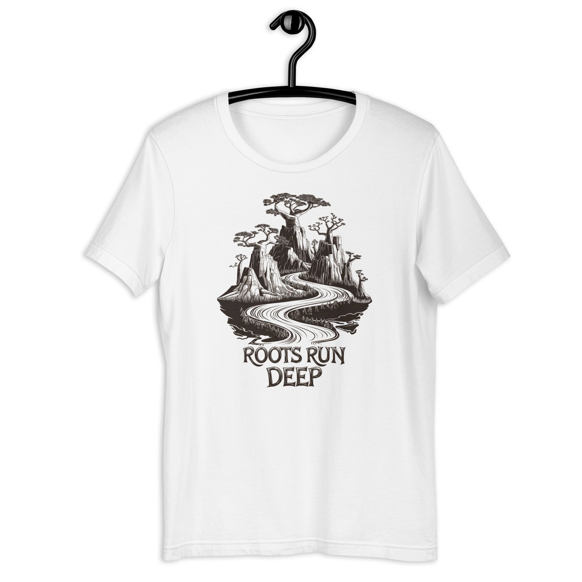 Roots Run Deep T-Shirt - Bold Black Apparel