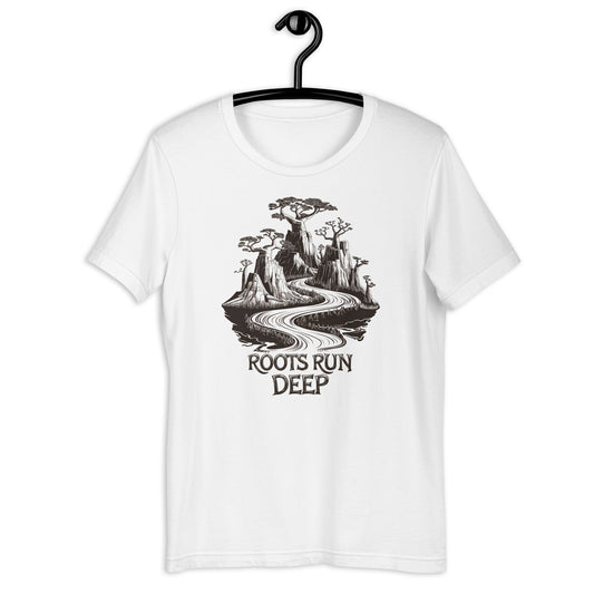 Roots Run Deep T-Shirt - Bold Black Apparel