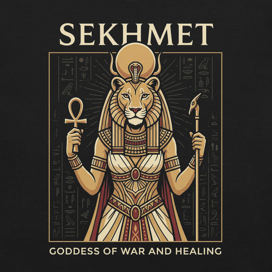 Sekhmet T-Shirt - Bold Black Apparel