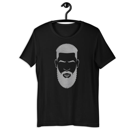 Silver Fox Outline T-Shirt - Bold Black Apparel