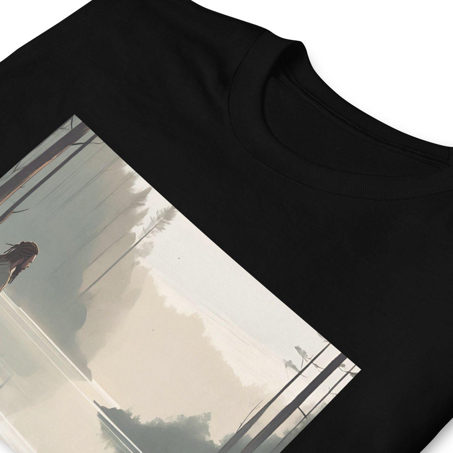 Solace in Solitude T-shirt - Bold Black Apparel