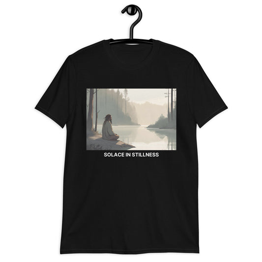 Solace in Solitude T-shirt - Bold Black Apparel