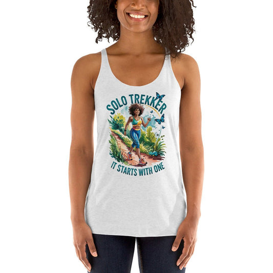 Solo Trekker Afro Tank - Bold Black Apparel
