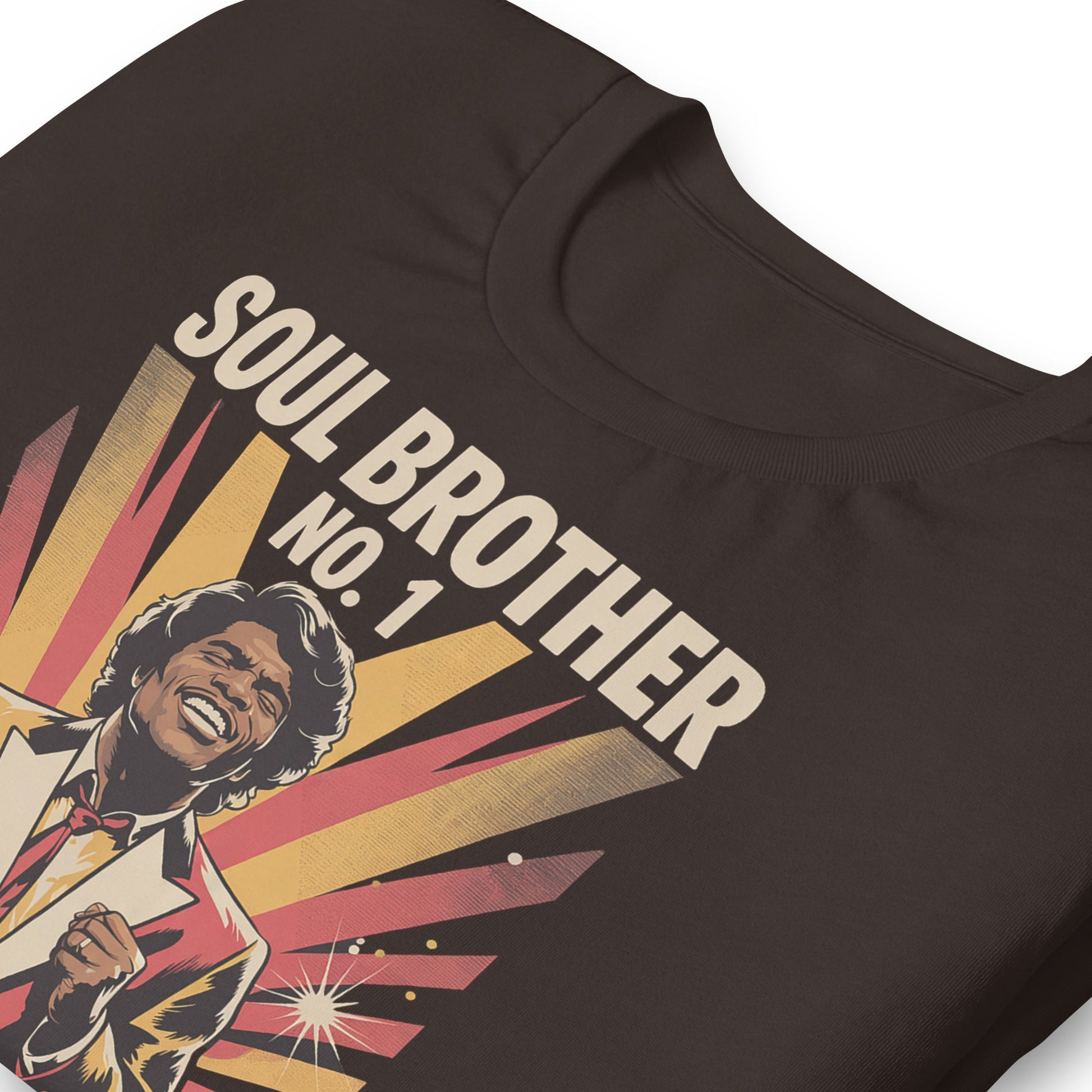 Soul Brother James Brown T-Shirt - Bold Black Apparel