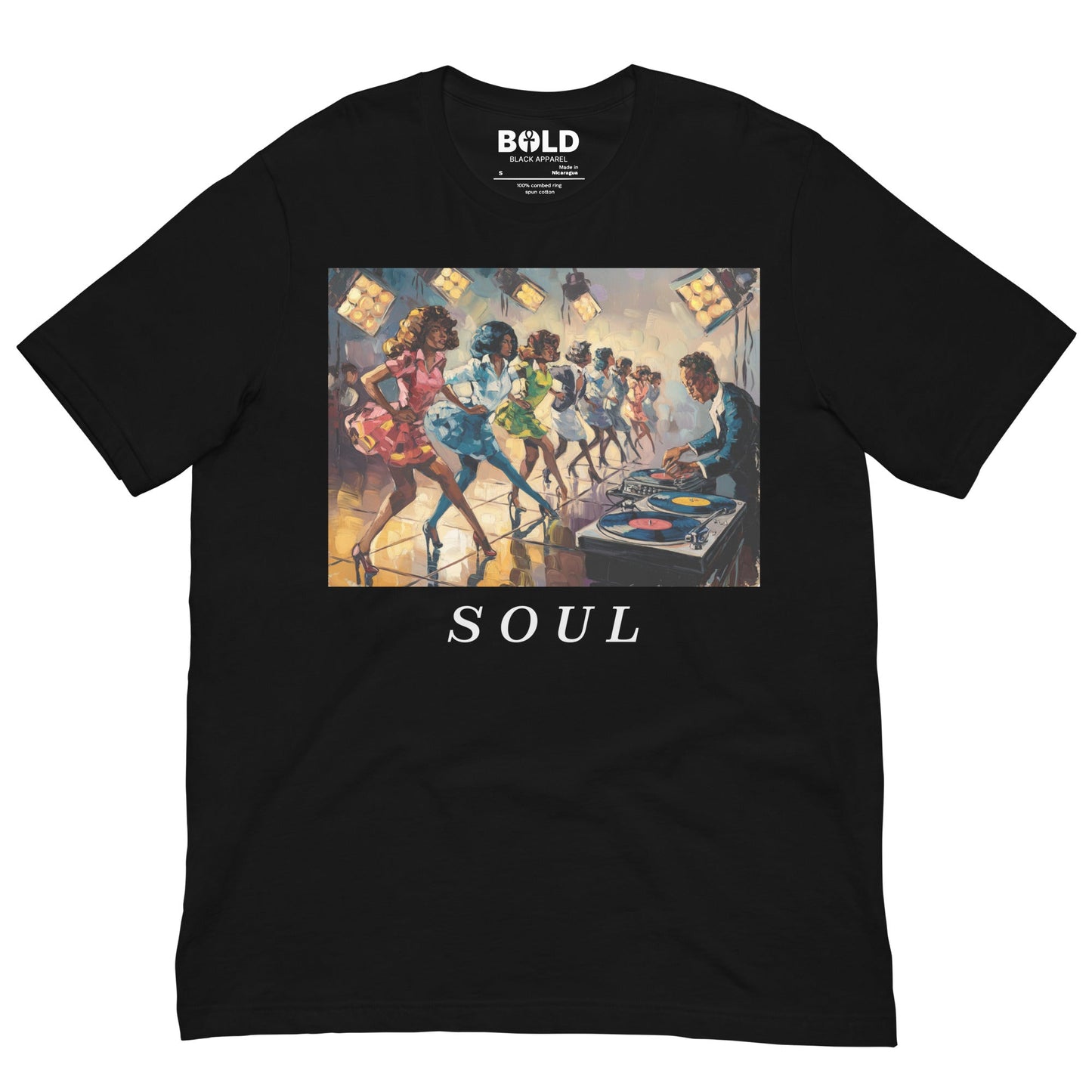 Soul Train T-Shirt - Bold Black Apparel