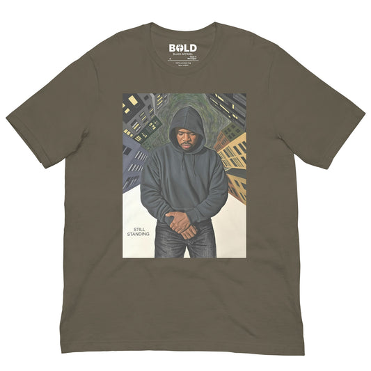 Still Standing T-Shirt - Bold Black Apparel