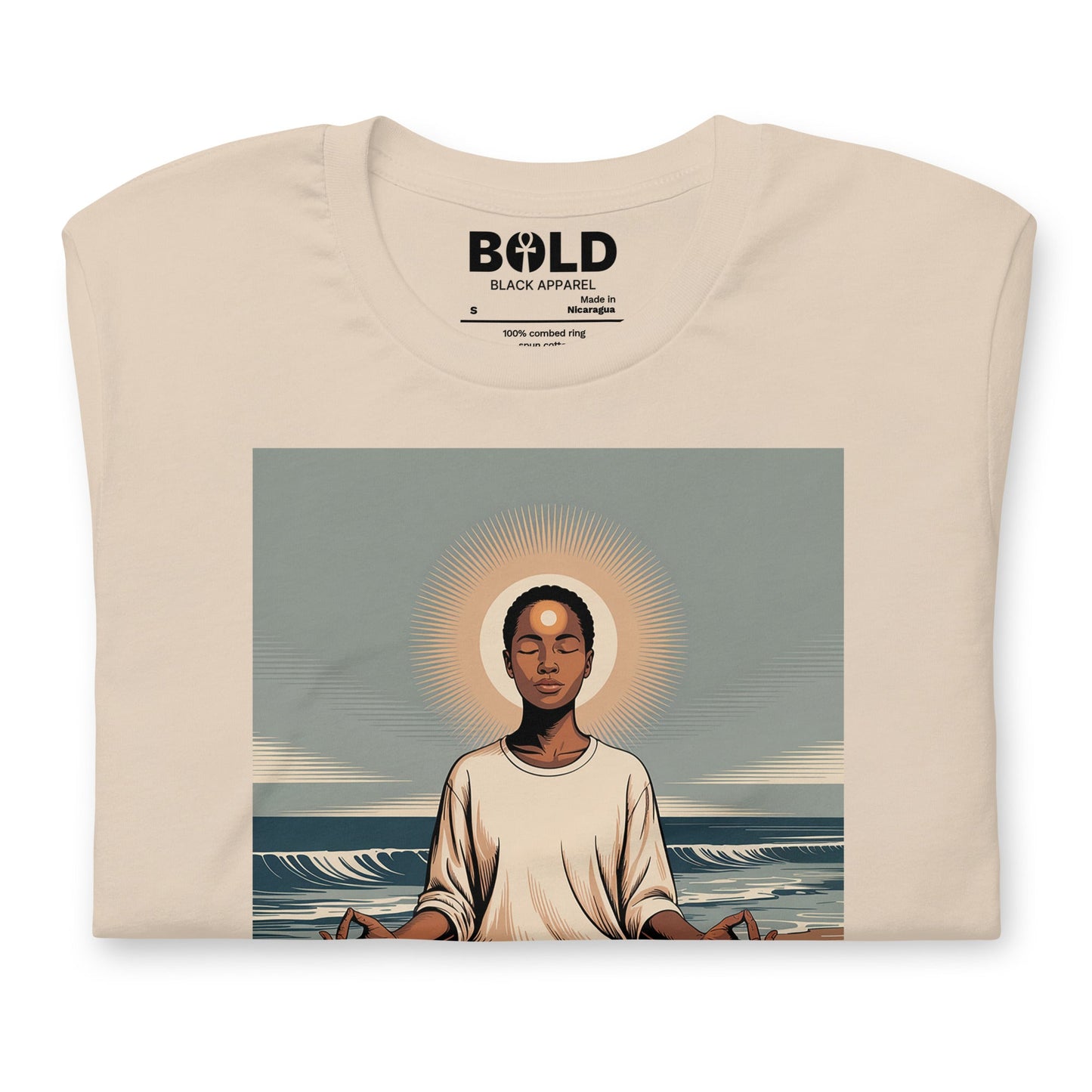 Stillness is Power T-Shirt - Bold Black Apparel