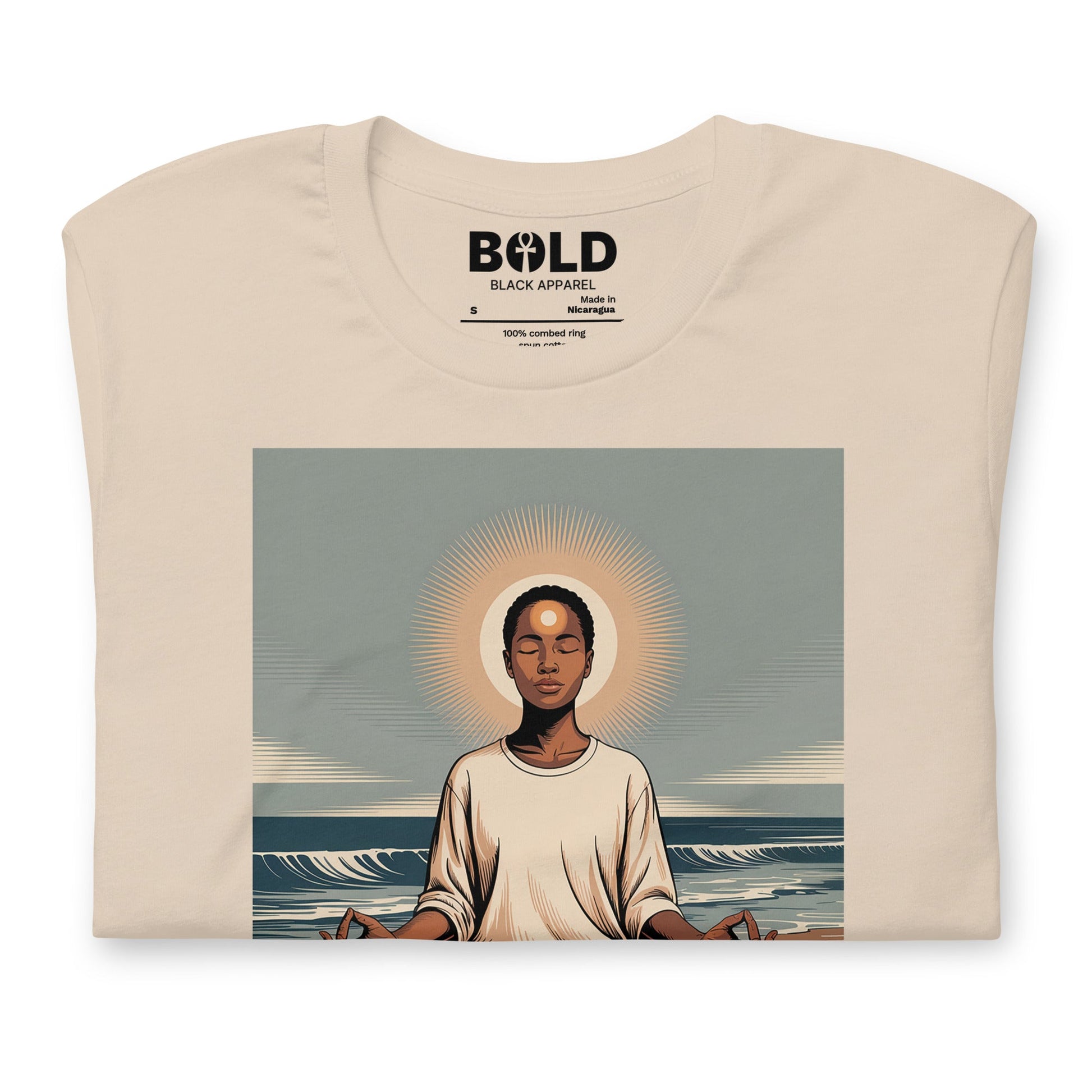 Stillness is Power T-Shirt - Bold Black Apparel